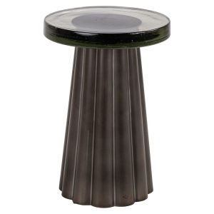Richmond Ronde Bijzettafel Barwick Brass Antique, 35cm - Brons