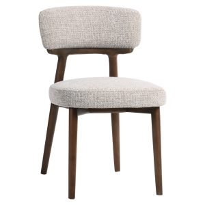 Richmond Eetkamerstoel Basker Fancy stof en hout - Natural