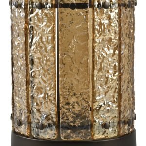 Richmond Windlicht Aura Glas, 27cm - Amber