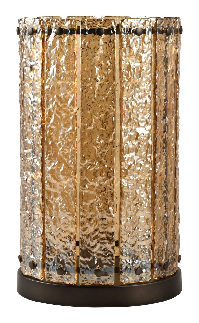 Richmond Windlicht Aura Glas, 40cm - Amber 1 Richmond Windlicht Aura Glas, 40cm - Amber