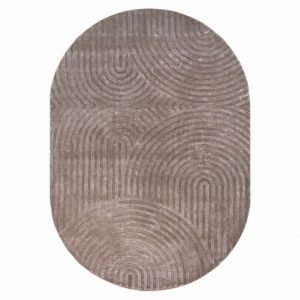 Richmond Vloerkleed Bayon 200x300cm - Beige - Ovaal