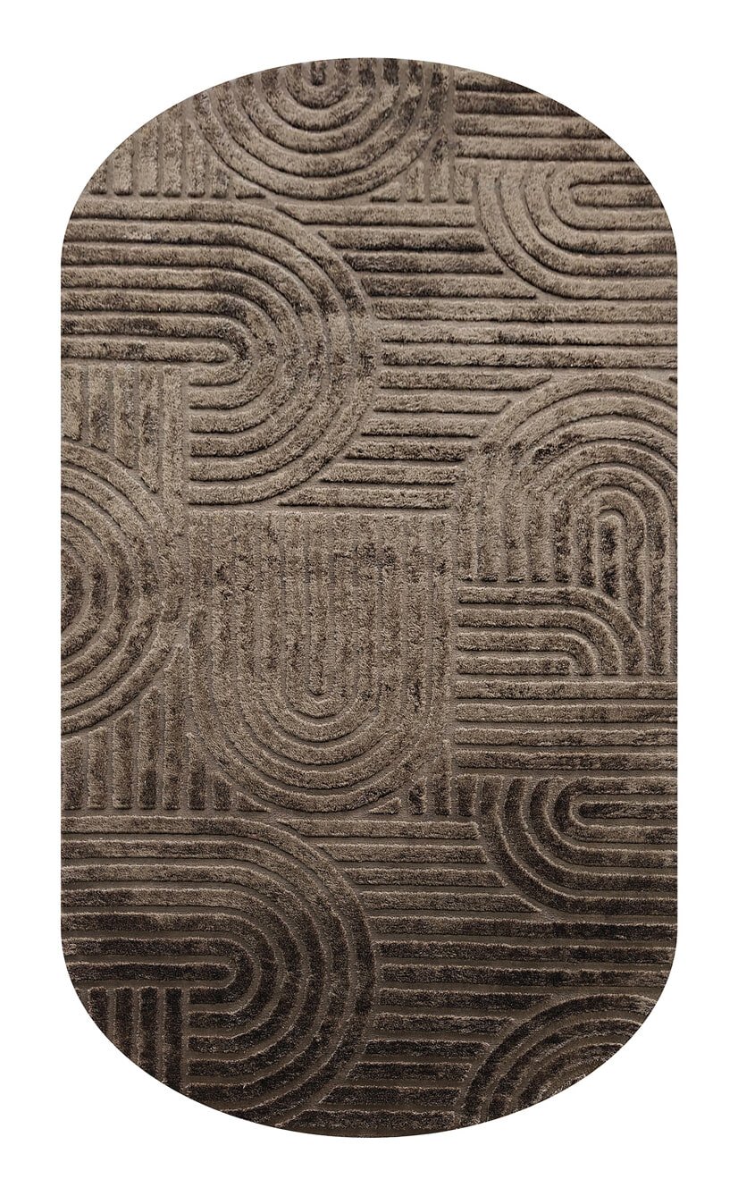 Richmond Vloerkleed Liff 200 x 350cm - Donkerbruin 1 Richmond Vloerkleed Liff 200 x 350cm - Donkerbruin