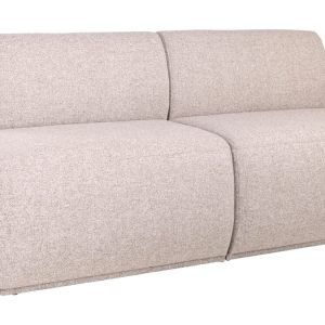 Richmond Eetkamerbank Sorrobon 236cm, Cayenne stof - Bruin