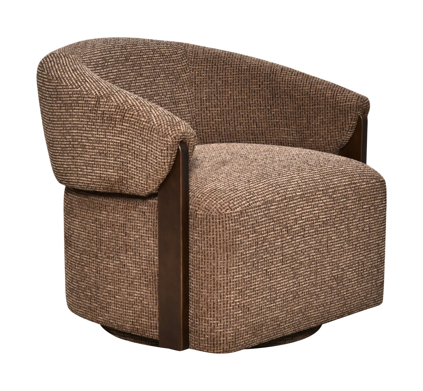 Richmond Draaifauteuil Marina Blockweave - Bruin 1 Richmond Draaifauteuil Marina Blockweave - Bruin