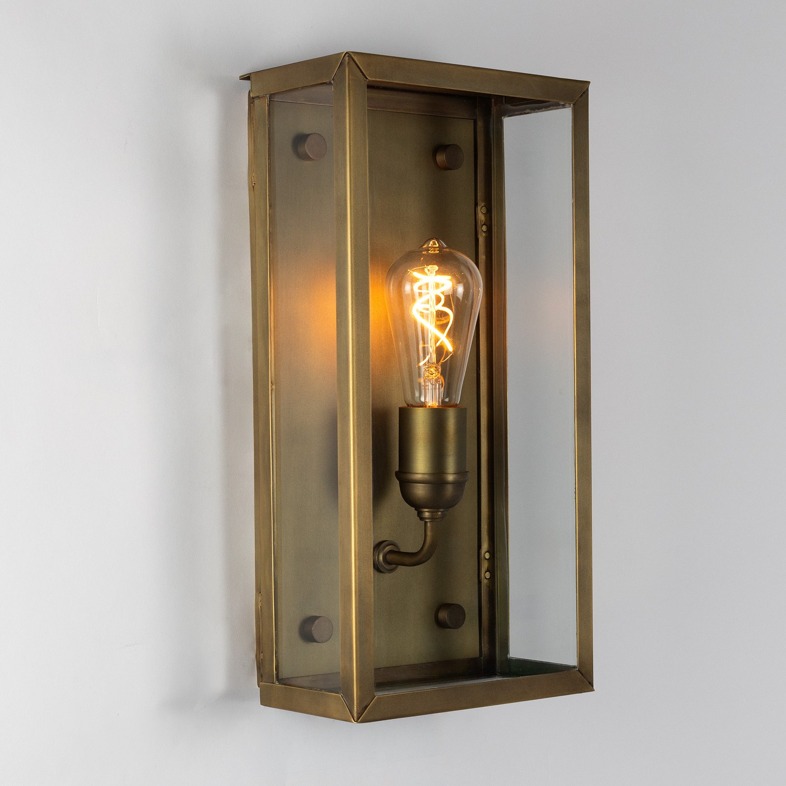 Wandlamp Biarritz Antiek Messing 1 Wandlamp Biarritz Antiek Messing