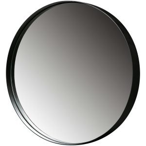 WOOOD Ronde Spiegel Doutzen 50cm - Zwart