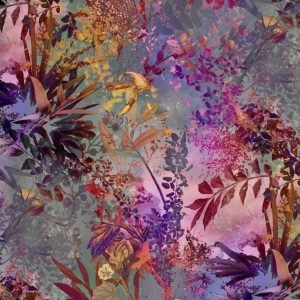Fotobehang - Wild Garden 184x254cm - Papierbehang