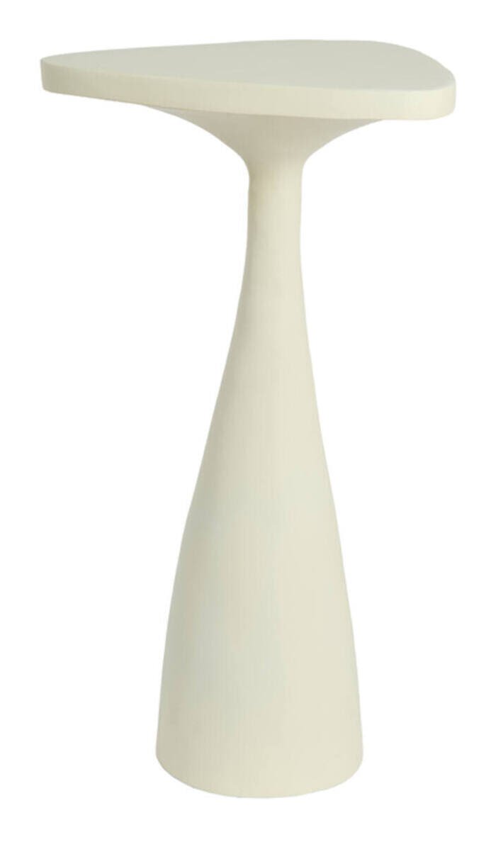Light & Living Organische Bijzettafel Varoli 33 x 33cm - Mat Crème 1 Light & Living Organische Bijzettafel Varoli 33 x 33cm - Mat Crème