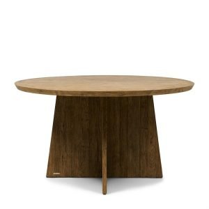 Rivièra Maison Ronde Eettafel Zermatt Eikenhout, 140cm - Naturel