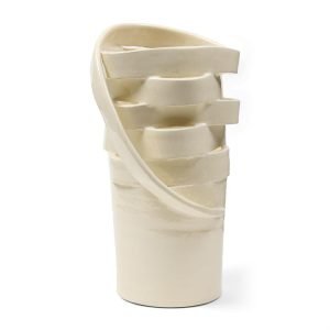 Rivièra Maison Vaas Atelier Fern Aardewerk, 40cm - Wit