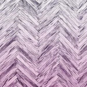 Fotobehang - Herringbone Pink 100x250cm - Vliesbehang