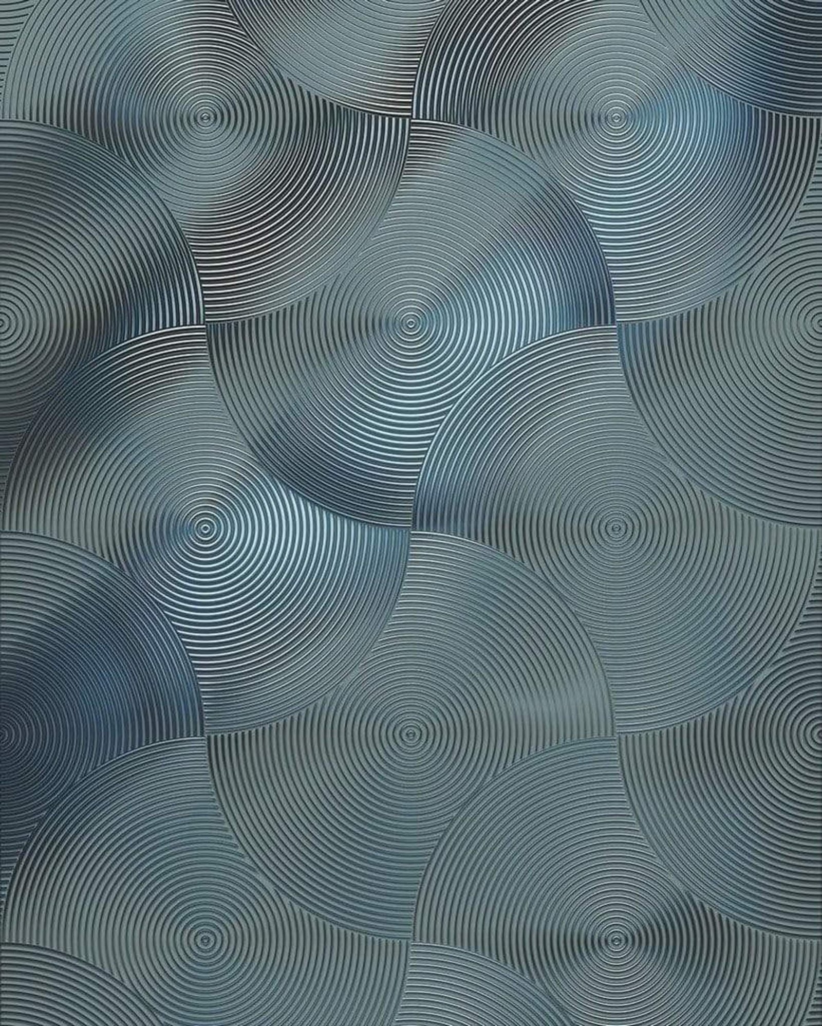 Fotobehang - Mystic Silver 200x250cm - Vliesbehang 1 Fotobehang - Mystic Silver 200x250cm - Vliesbehang