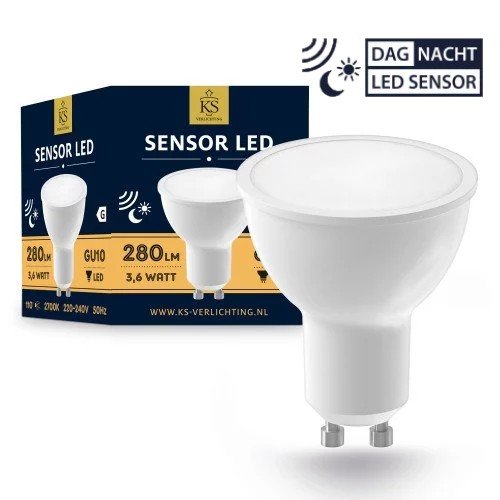 Sensor LED 3.6W Dag/Nacht 1 Sensor LED 3.6W Dag/Nacht
