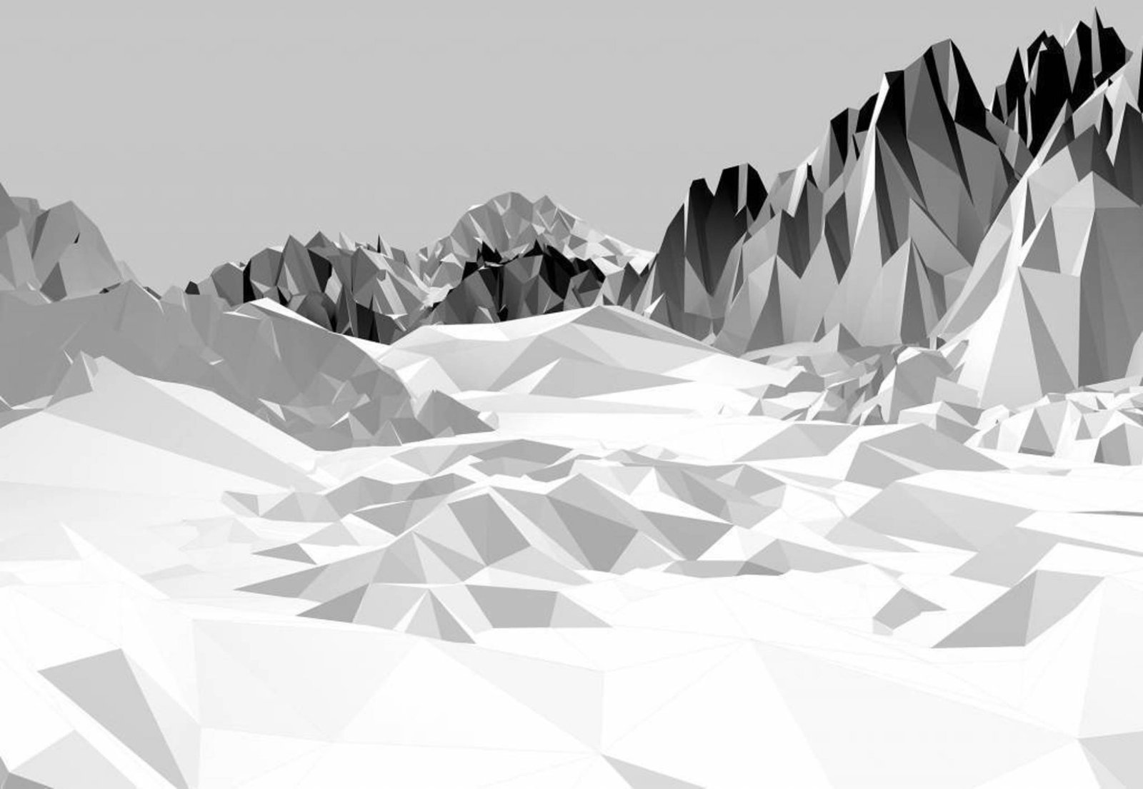 Fotobehang - Icefields 368x254cm - Papierbehang 1 Fotobehang - Icefields 368x254cm - Papierbehang