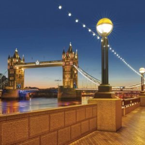 Fotobehang - Tower Bridge 368x254cm - Papierbehang