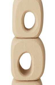 HKliving Sculptuur Raw Gevlochten palm, 170cm - Naturel