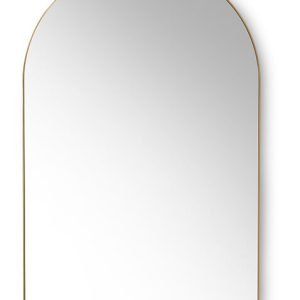 HKliving Gebogen Spiegel Arch 92 x 62cm - Brass