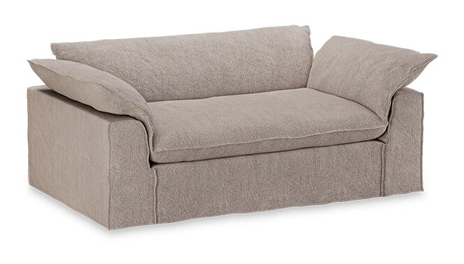 HKliving Hoes voor Bank Nomad 204cm, Sneak stof - Beige 1 HKliving Hoes voor Bank Nomad 204cm, Sneak stof - Beige