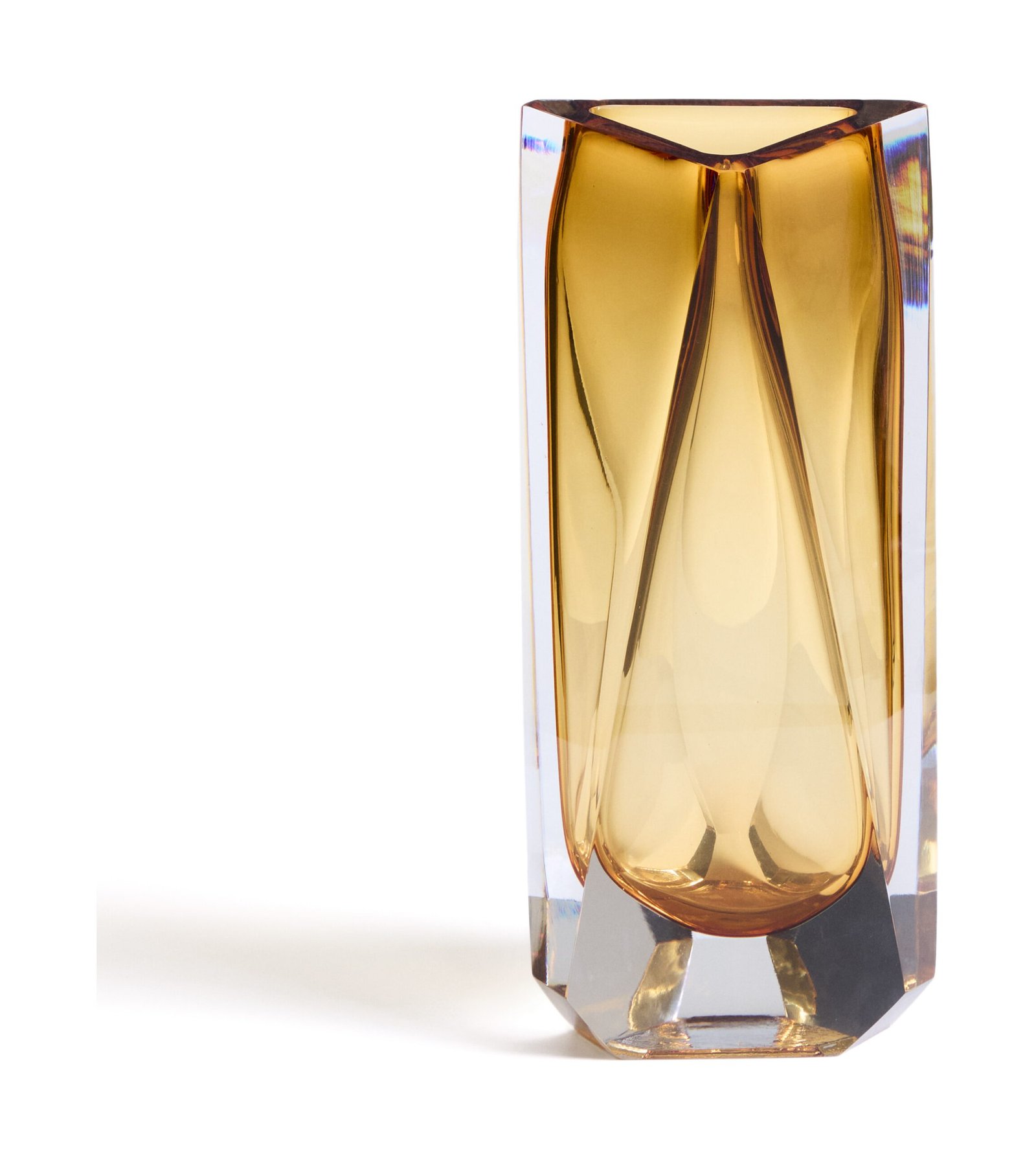 Kave Home Vaas Uconi Glas, 31cm - Amber 1 Kave Home Vaas Uconi Glas, 31cm - Amber