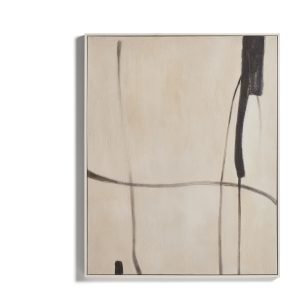 Kave Home Schilderij Meril 100 x 80cm - Beige