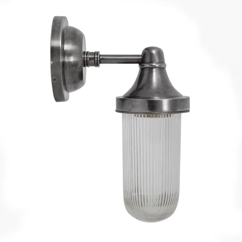 Muurlamp Fabio Antiek Zilver 1 Muurlamp Fabio Antiek Zilver