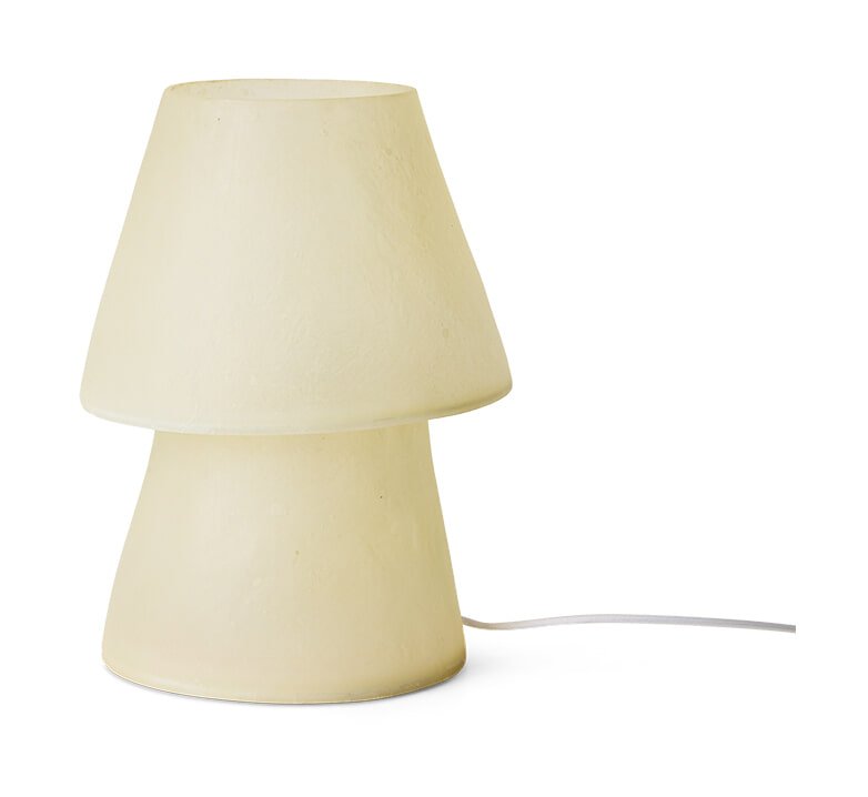 HKLIVING Tafellamp Glassfiber 35cm - Off White 1 HKLIVING Tafellamp Glassfiber 35cm - Off White