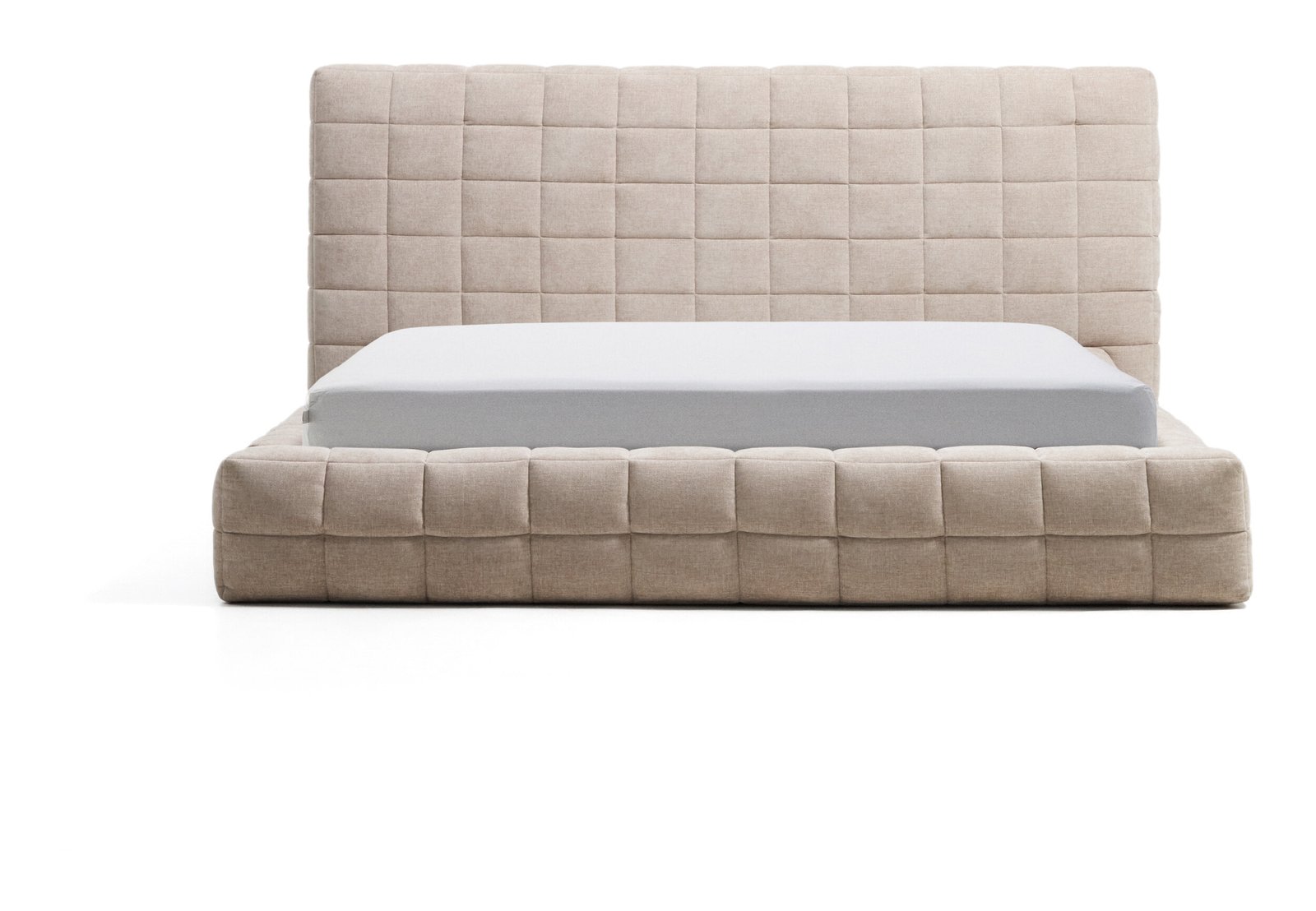 Kave Home Bed Luiana Chenille, 180 x 200cm - Beige 1 Kave Home Bed Luiana Chenille, 180 x 200cm - Beige