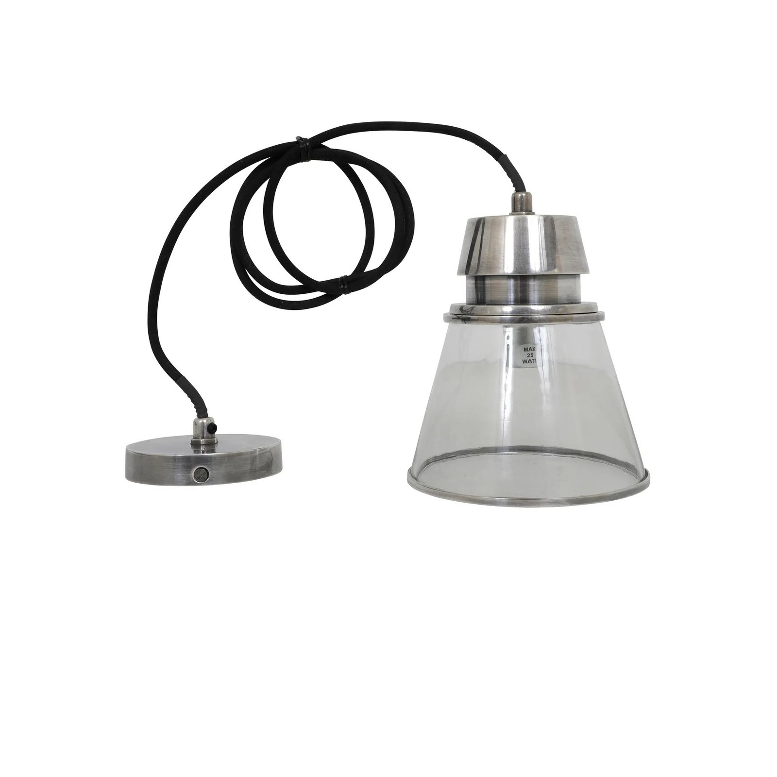 Hanglamp Purdy Antiek Zilver 1 Hanglamp Purdy Antiek Zilver