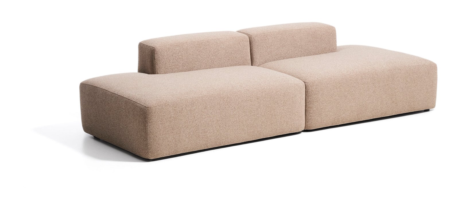 Kave Home 3-zits Bank Blok 290cm, Chenille - Bruin 1 Kave Home 3-zits Bank Blok 290cm, Chenille - Bruin