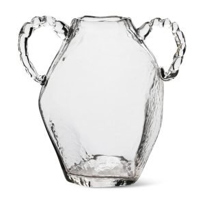 HKliving Vaas Nienke Glas, 37cm - Crystal