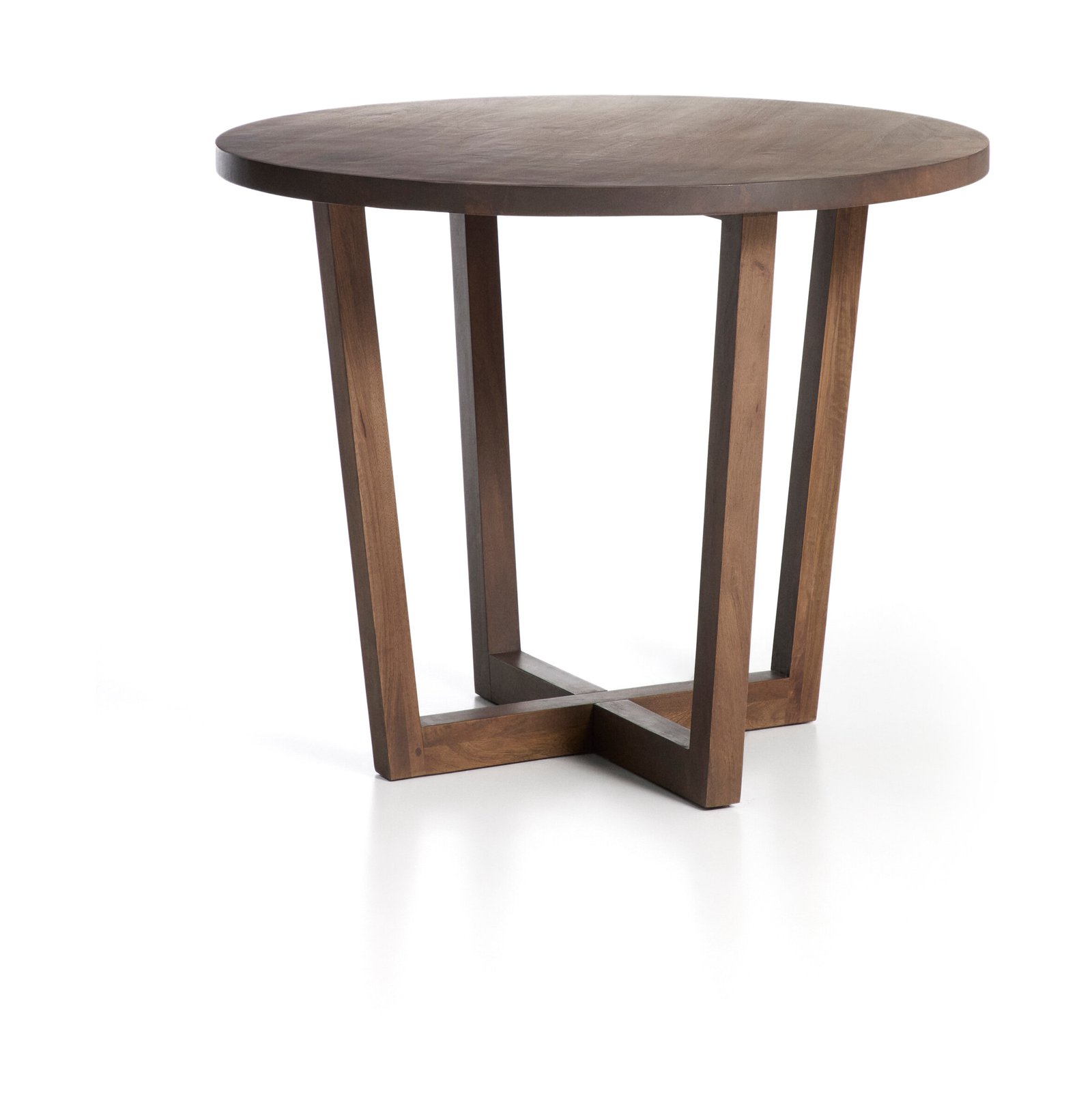 Kave Home Ronde Bistrotafel Nahla Mangohout, Ø90cm - Bruin 1 Kave Home Ronde Bistrotafel Nahla Mangohout, Ø90cm - Bruin