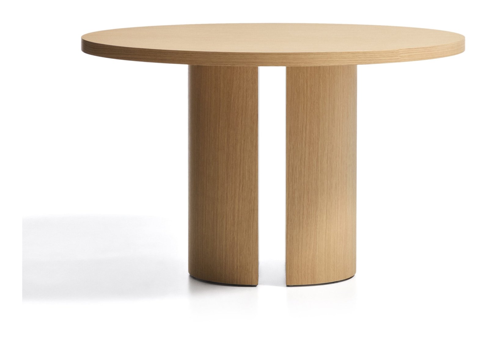 Kave Home Ronde Eettafel Nealy Eiken, Ø120cm - Naturel 1 Kave Home Ronde Eettafel Nealy Eiken, Ø120cm - Naturel