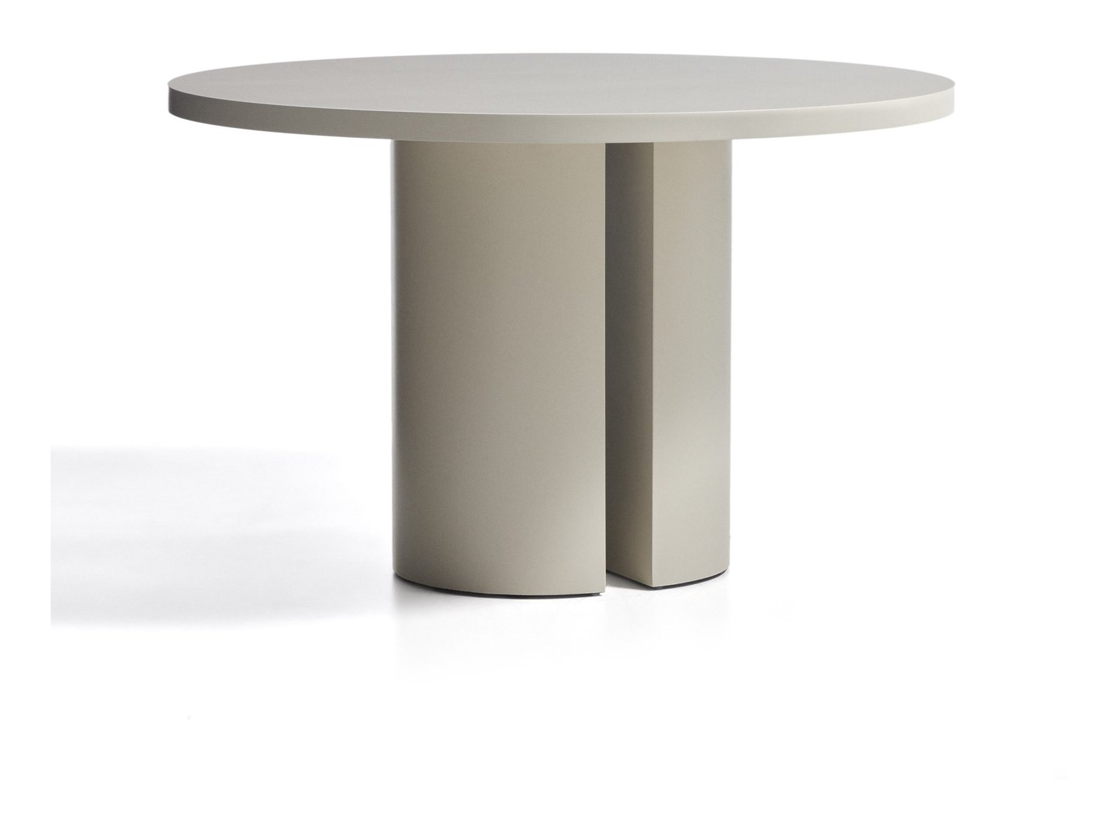 Kave Home Ronde Eettafel Nealy Ø120cm - Beige 1 Kave Home Ronde Eettafel Nealy Ø120cm - Beige
