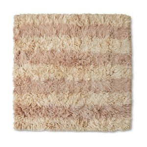 HKliving Vloerkleed Fluffy Wol, 250 x 250cm - Shore - Vierkant