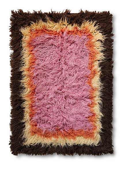 HKliving Vloerkleed Fluffy Wol, 120 x 180cm - Downtown 1 HKliving Vloerkleed Fluffy Wol, 120 x 180cm - Downtown