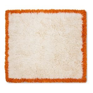 HKliving Vierkant Vloerkleed Fluffy Wol, 250 x 250cm - Retro Summers