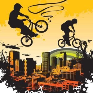 Fotobehang - Bicycle 225x250cm - Vliesbehang