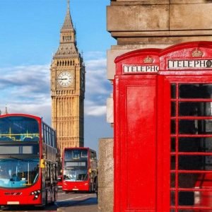 Fotobehang - Big Ben 375x250cm - Vliesbehang
