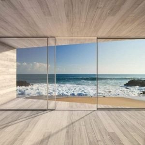 Fotobehang - Large Window 375x250cm - Vliesbehang