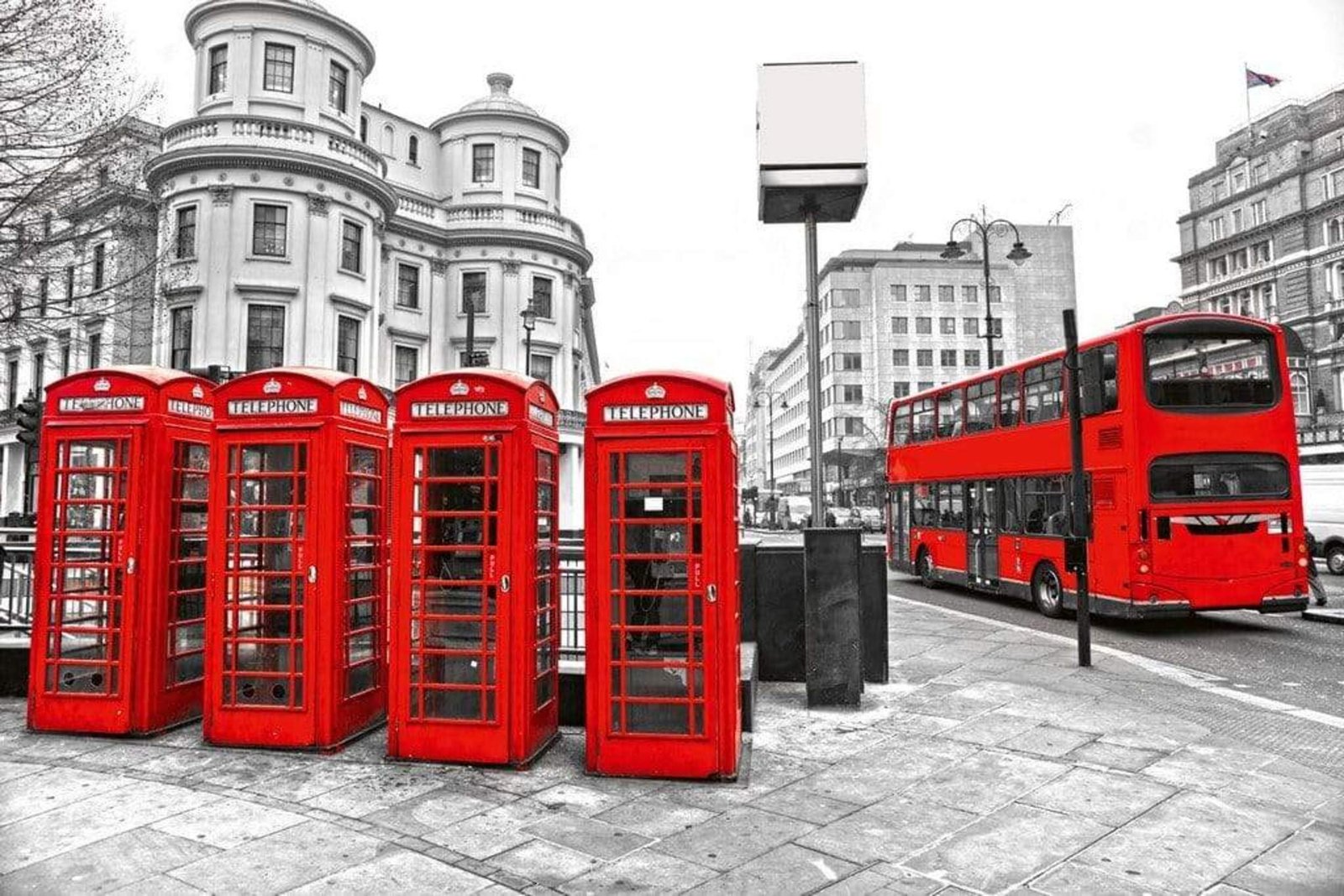 Fotobehang - London 375x250cm - Vliesbehang 1 Fotobehang - London 375x250cm - Vliesbehang