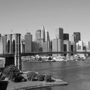 Fotobehang - Manhattan Gray 375x250cm - Vliesbehang