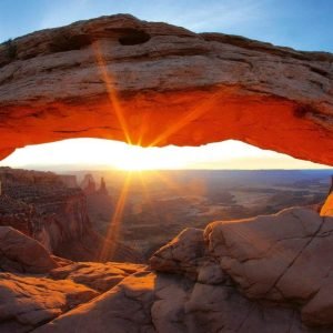 Fotobehang - Mesa Arch 225x250cm - Vliesbehang