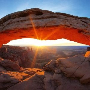 Fotobehang - Mesa Arch 375x250cm - Vliesbehang