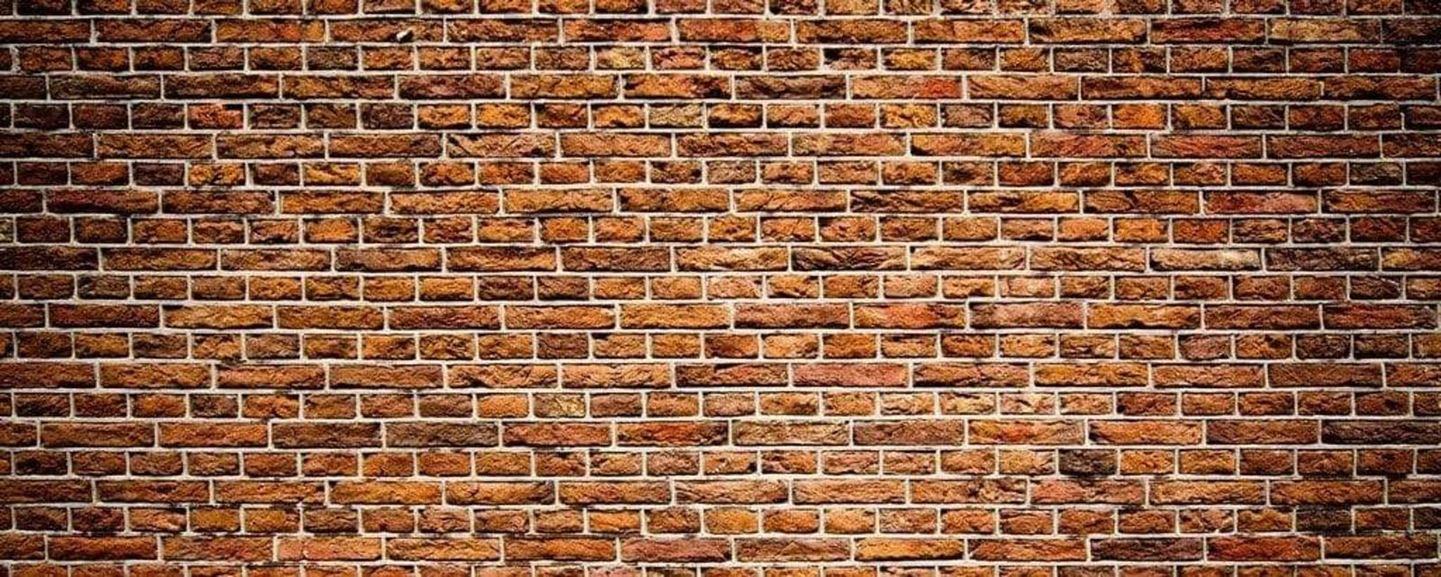 Fotobehang - Old Brick 375x150cm - Vliesbehang 1 Fotobehang - Old Brick 375x150cm - Vliesbehang