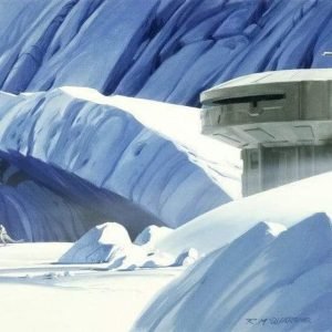 Fotobehang - Star Wars Classic RMQ Hoth Echo Base 500x250cm - Vliesbehang