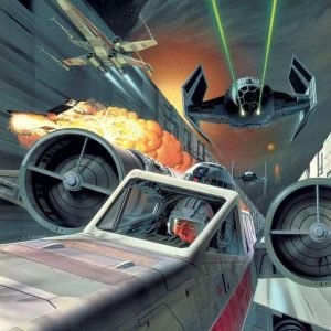 Fotobehang - Star Wars Classic Death Star Trench Run 200x280cm - Vliesbehang