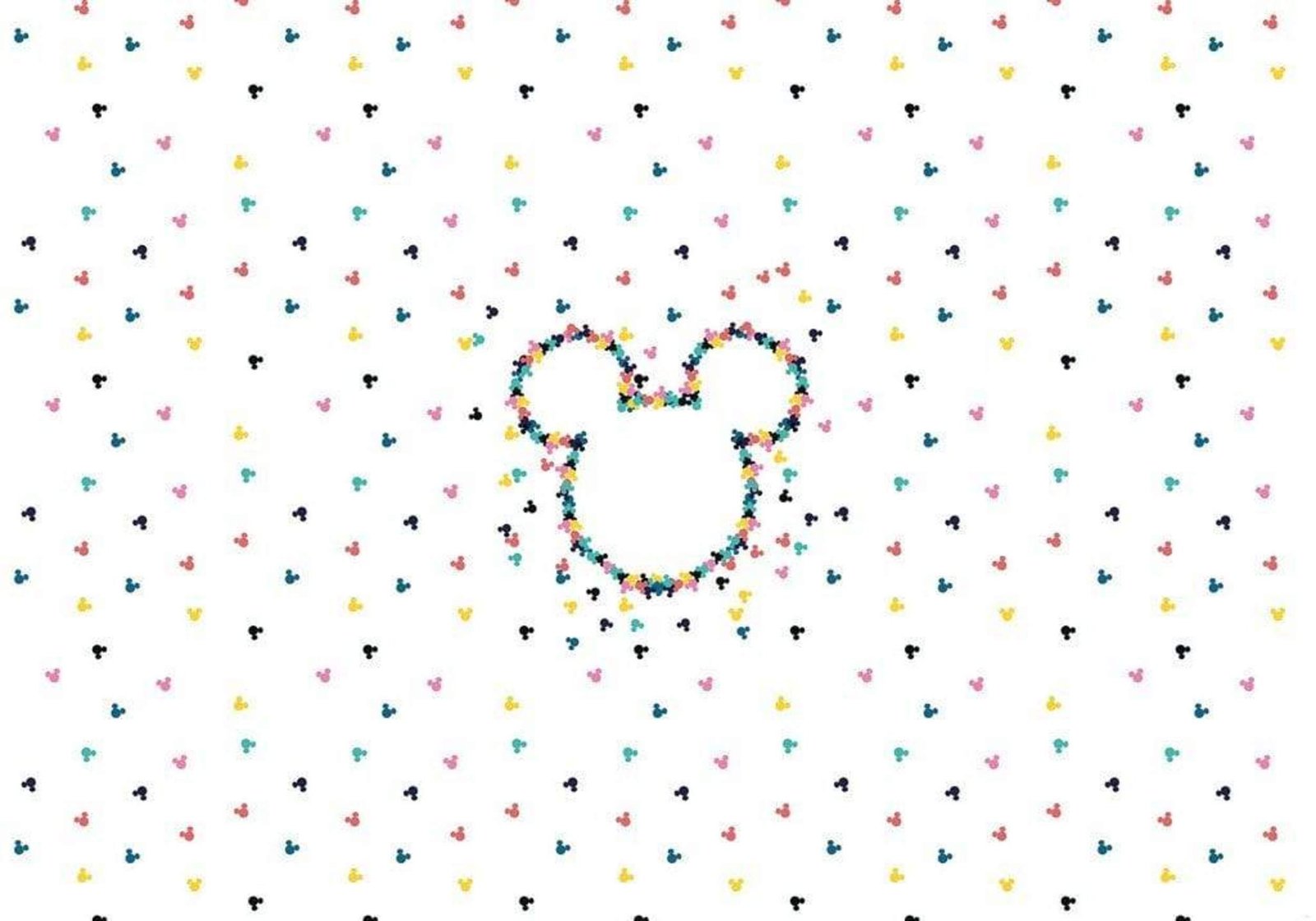 Fotobehang - Mickey Heads-Up 400x280cm - Vliesbehang 1 Fotobehang - Mickey Heads-Up 400x280cm - Vliesbehang