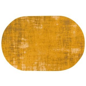 Vloerkleed Rovinj ovaal okergeel 62
