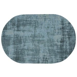 Vloerkleed Rovinj ovaal lichtblauw 33
