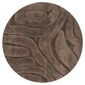Vloerkleed Chase rond bruin 18